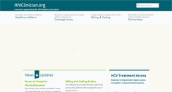 Desktop Screenshot of hivclinician.org